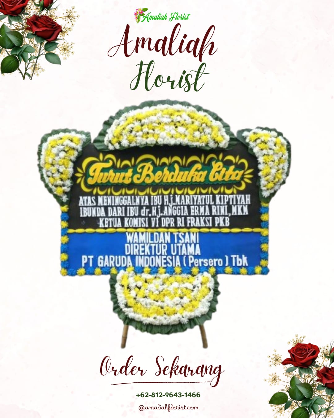 Papan Bunga Duka Kare